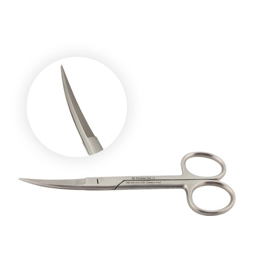 Nozyczki-chirurgiczne-ostro-ostre-zagiete-13cm
