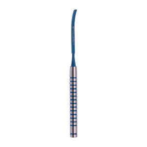 Dłuto implantologiczne tytanowe wygięte szer. 4.5 mm dł. 17 cm  