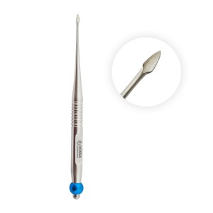 Periotom implantologiczny 3.5 mm prosty grot z mikro ząbkami