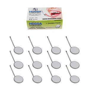 Lusterka dentystyczne rodowane nr 5 /24 mm/ opakowanie 12 szt.