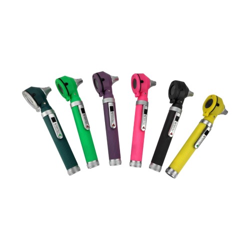 Otoskop-laryngologiczny-mini-swiatlowodowy-LED-zielony