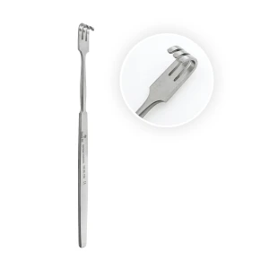 Hak chirurgiczny tępy, 3 ząbki 16 cm  